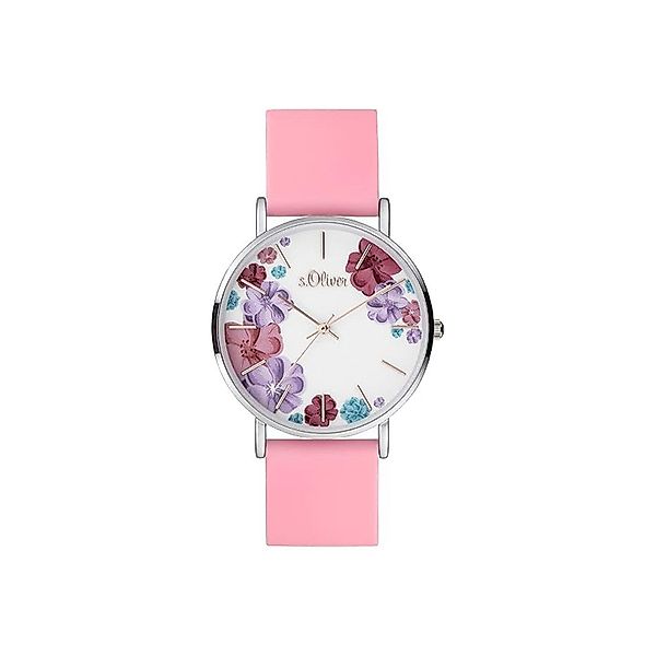 s.Oliver Quarzuhr s.Oliver Armbanduhr mit Silikonarmband günstig online kaufen