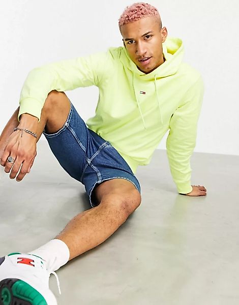 Tommy Jeans – Gel Straight – Kapuzenpullover mit Logoprint in verblasstem L günstig online kaufen