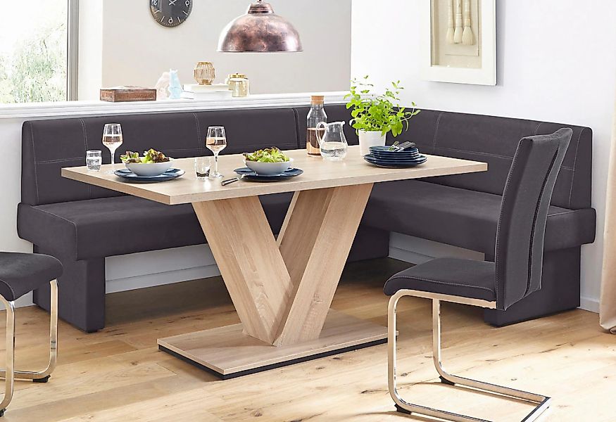 Home affaire Eckbank "Nils" Sitz und Rücken gepolstert, verschiedene Qualit günstig online kaufen