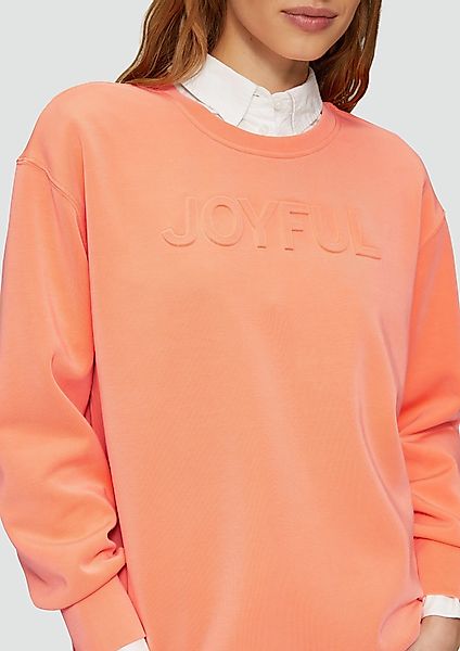 s.Oliver Sweatshirt Scuba-Sweatshirt aus Modalmix mit günstig online kaufen