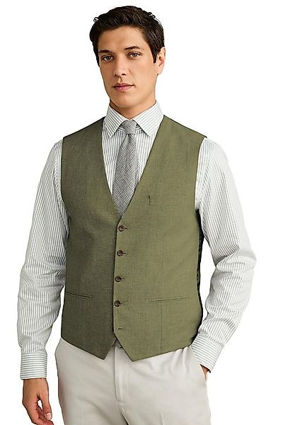 Next Anzugweste Weste aus strukturierter Leinenmischung (1-tlg) günstig online kaufen