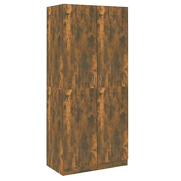 vidaXL Kleiderschrank Kleiderschrank Räuchereiche 90x52x200 cm Spanplatte günstig online kaufen