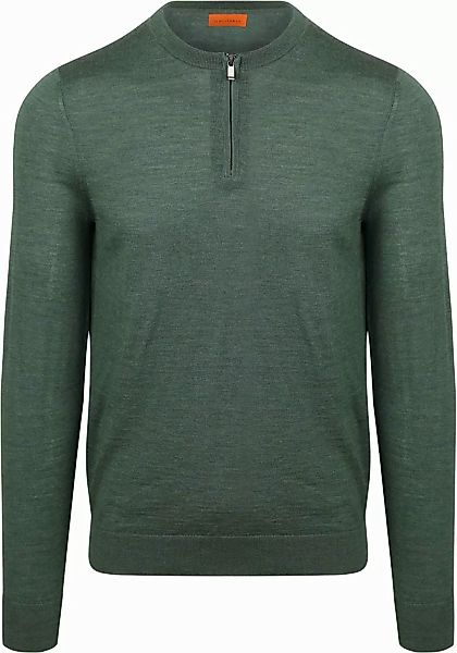 Suitable Crew Zip Merino Grün - Größe XL günstig online kaufen