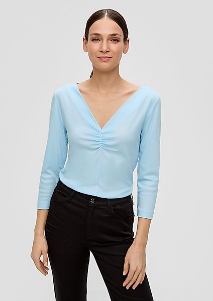 s.Oliver BLACK LABEL 3/4-Arm-Shirt Shirt aus günstig online kaufen