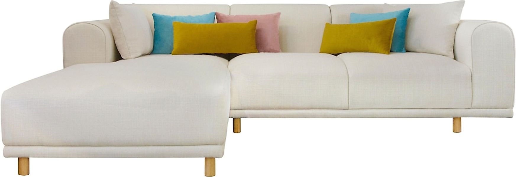 OTTO home Ecksofa "Maroon L-Form" in skandinavischem Design, mit losen Kiss günstig online kaufen