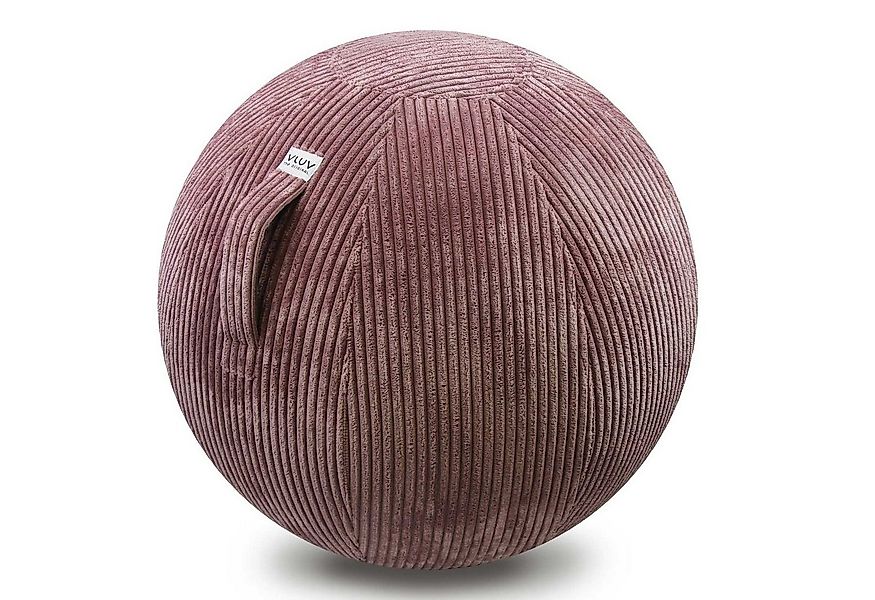 VLUV Stuhl Sitzball Vlip 60-65 cm rosewood Breitcord günstig online kaufen
