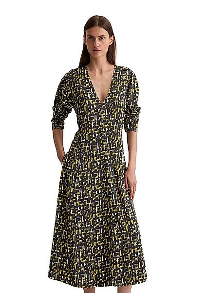 Marc O'Polo Druckkleid aus Viskose-Stretch-Satin günstig online kaufen