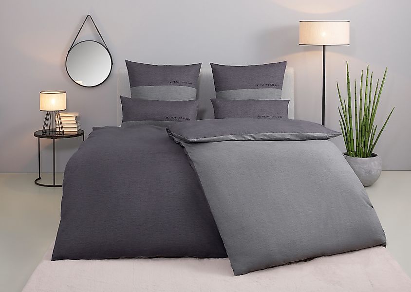 TOM TAILOR HOME Bettwäsche Henry, Biber, günstig online kaufen
