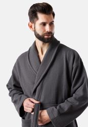 Ladeheid Bademantel Herren Bademantel - Waffelpiqué günstig online kaufen