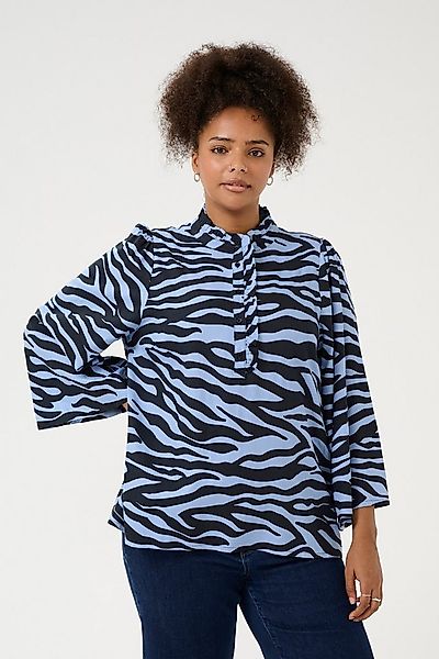 KAFFE Curve Kurzarmbluse Kurzarm-Bluse KColena Große Größen günstig online kaufen