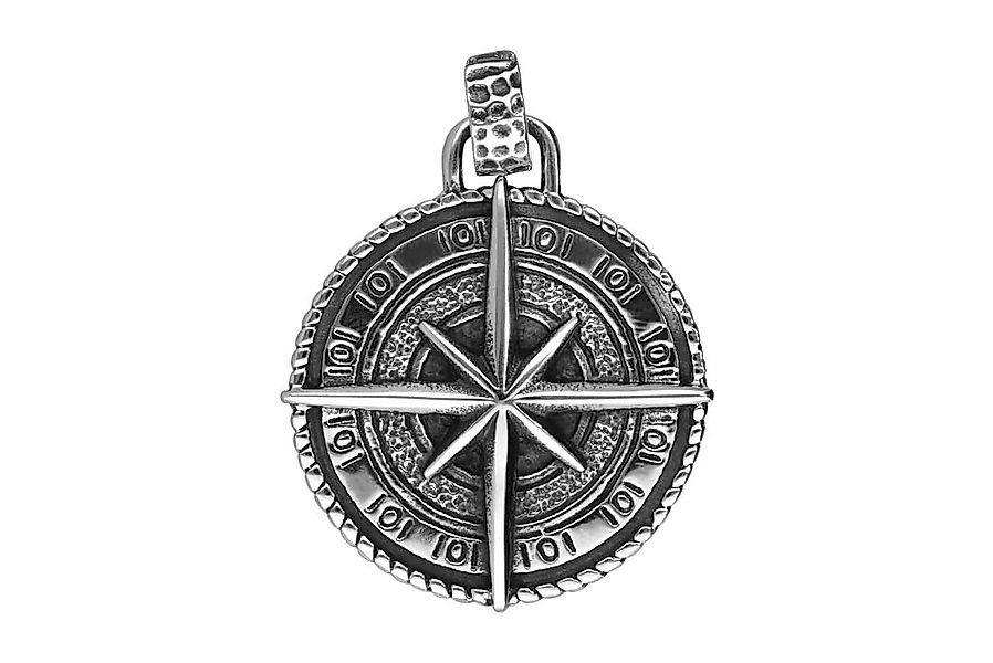 FILANGO Kettenanhänger Chirurgenstahl Anhänger KOMPASS (Ketten-Anhänger, 1- günstig online kaufen