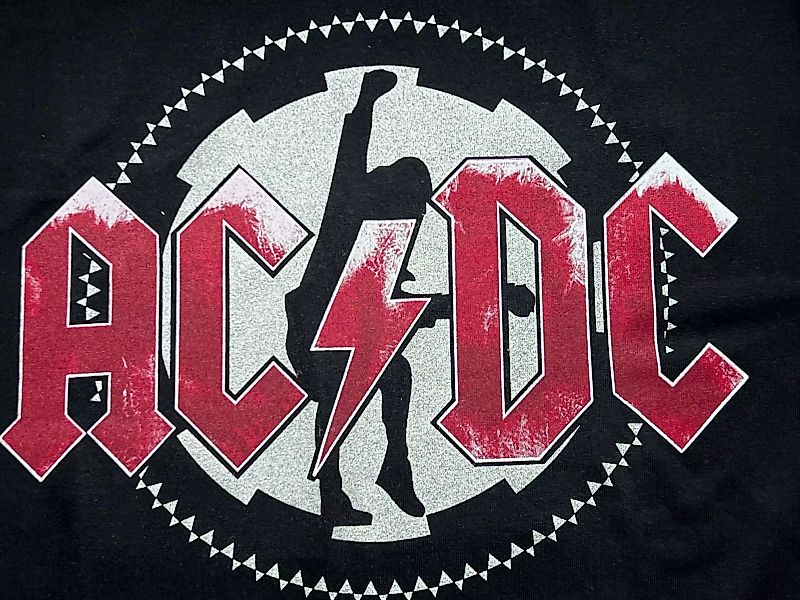 AC/DC Print-Shirt AC/DC T-Shirt Black Ice günstig online kaufen