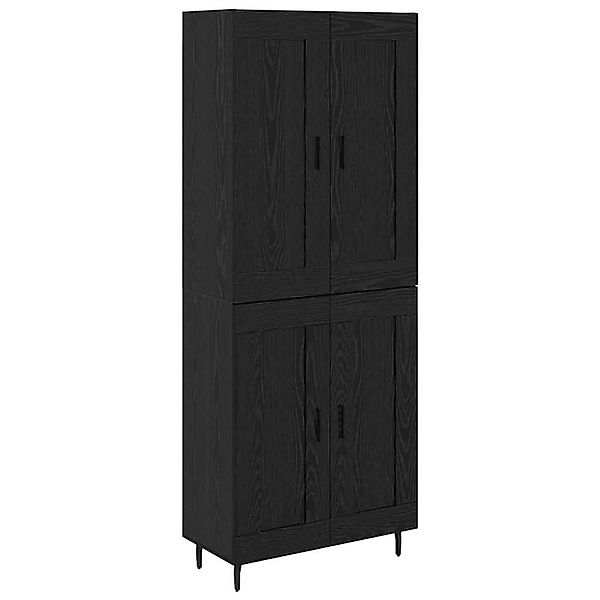 vidaXL Highboard 2 Stk Schwarz Eichen-Optik 69,5 x 34 x 180 cm 3416173 günstig online kaufen