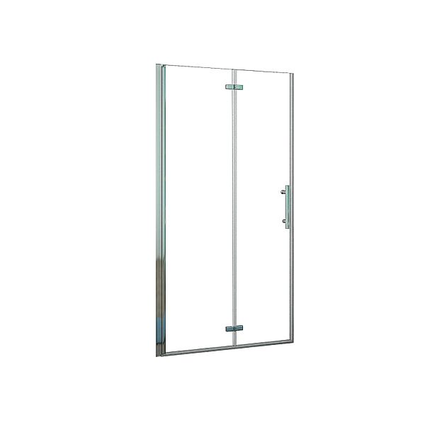 AICA 70x195cm 6mm Nano ESG Glas Falttür Drehtür Walk in Duschwand Duschabtr günstig online kaufen