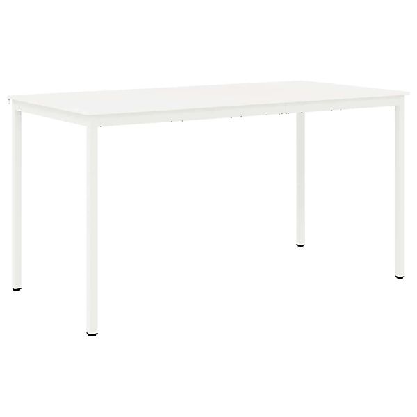 vidaXL Bartisch Weiß 110 x 55 x 105 cm Massives Kiefernholz 3416328 günstig online kaufen