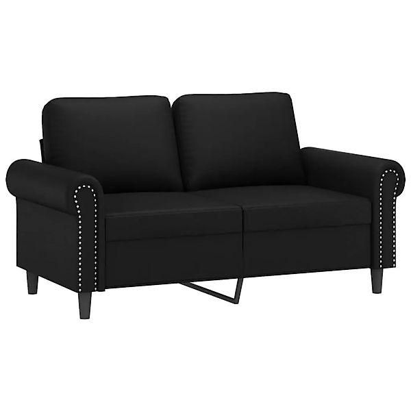 vidaXL 2-Sitzer-Sofa Schwarz 120 cm Kunstleder 359499 günstig online kaufen