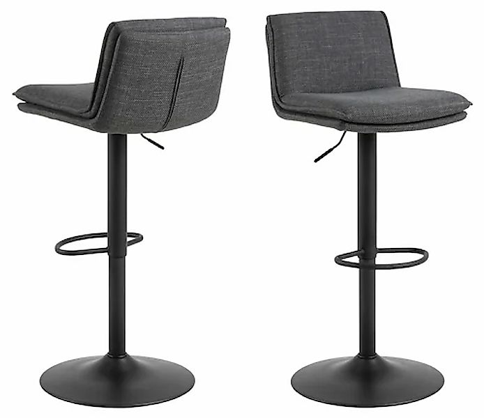 ACTONA GROUP Barhocker "Flynn" Set, 2 Stk, 2 tlg. Barhocker, Basel dunkelgr günstig online kaufen
