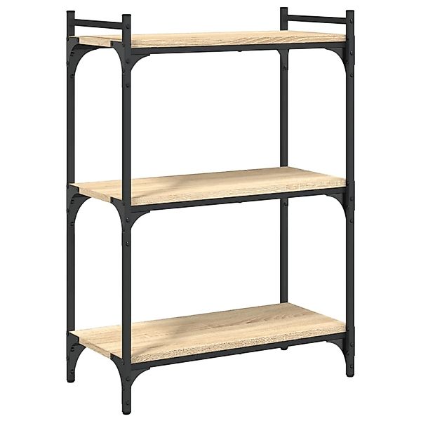 VidaXL Bücherregal 3 Böden Sonoma-Eiche 60x30x86 cm Holzwerkstoff günstig online kaufen