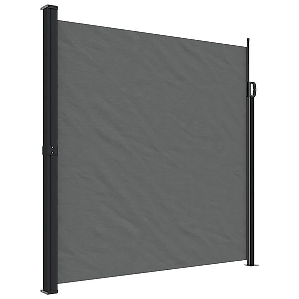 furnicato Seitenmarkise Ausziehbar Anthrazit 200x300 cm günstig online kaufen