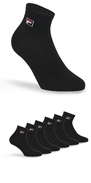 Fila Kurzsocken UNISEX QUARTER PLAIN SOCKS (6-Paar) mit Logo-Schriftzug günstig online kaufen