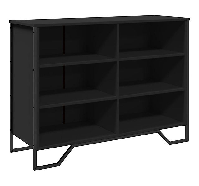 vidaXL Sideboard Sideboard Schwarz 101x35,5x74,5 cm Holzwerkstoff (1 St) günstig online kaufen