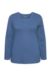 Ulla Popken T-Shirt Shirt Slim Rundhalsausschnitt günstig online kaufen