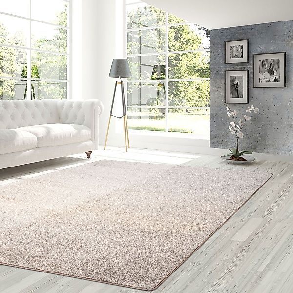 Floordirekt Veloursteppich Lyon Beige, Teppichläufer erhältlich günstig online kaufen