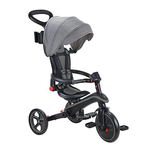 Globber Explorer Trike Foldable 4in1 Kinderwagen Dreirad Laufrad 10/8,5 Zol günstig online kaufen