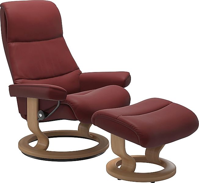 Stressless Relaxsessel "View" Set, Relaxsessel mit Hocker, mit Classic Base günstig online kaufen