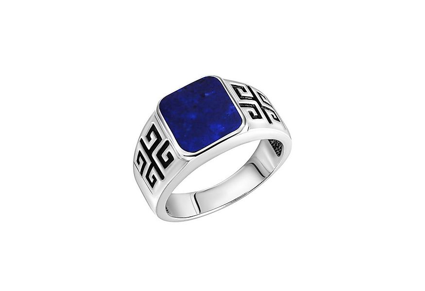 Vivance Fingerring 925/- Sterling Silber rhodiniert Lapislazuli günstig online kaufen