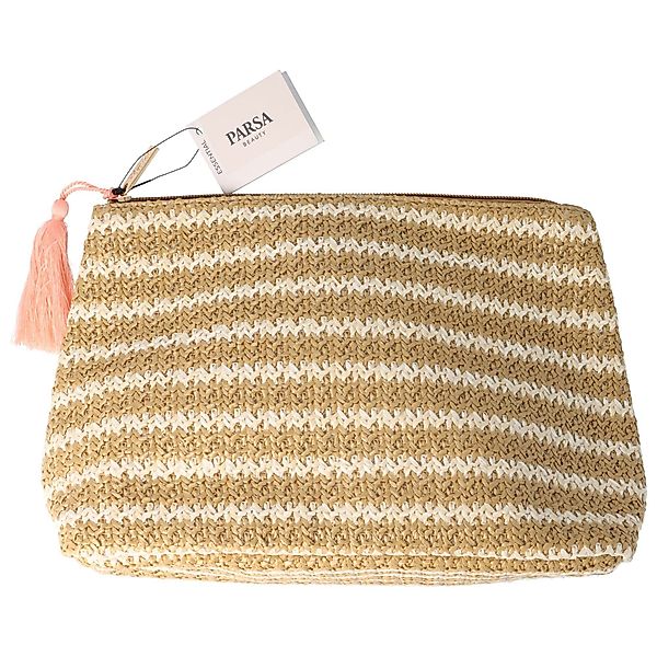 PARSA Beauty Kulturbeutel Kulturtasche Strick-Optik günstig online kaufen