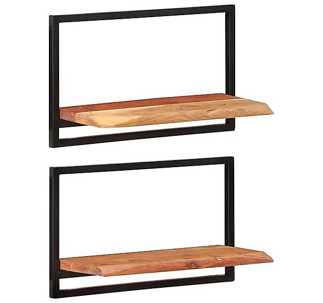 tinkaro Wandregal Schweberegale 2-teilig RAY Massivholz/Stahl Wandregale, 1 günstig online kaufen