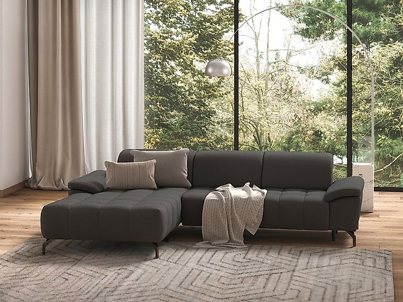 sit&more Ecksofa "Cool L-Form" wahlweise mit Kopfteilverstellung und Vorzie günstig online kaufen