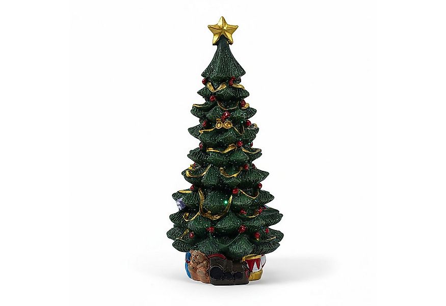 Spetebo Dekofigur Porzellan Weihnachtsbaum dekoriert zum Hinstellen - 25 cm günstig online kaufen