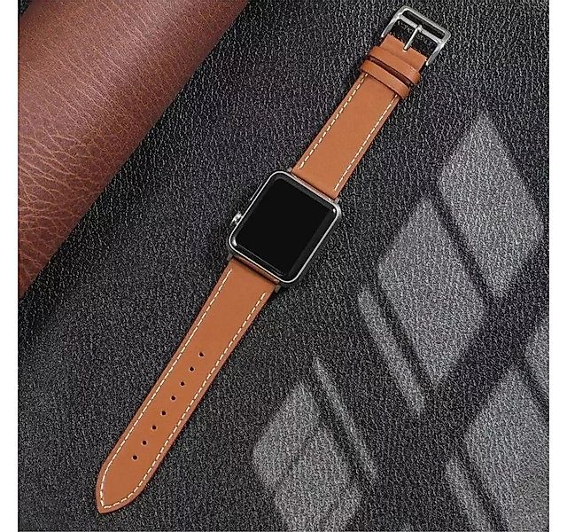 Widmann-Shop Smartwatch-Armband Apple Watch Armband Kunstleder 38-49mm Seri günstig online kaufen