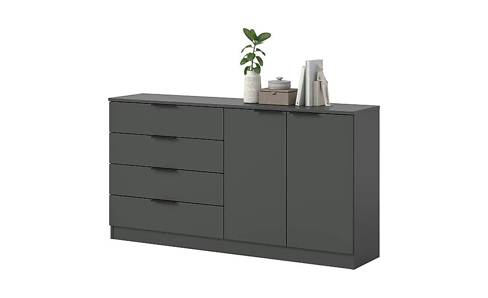 Sideboard   ¦ grau ¦ Maße (cm): B: 148 H: 80 Kommoden & Sideboards > Sidebo günstig online kaufen