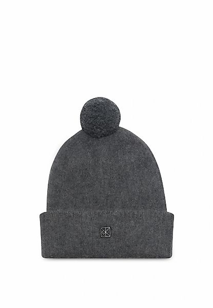 Calvin Klein Bommelmütze "EMBLEM BRUSHED POMPOM BEANIE" Perfekt für den All günstig online kaufen