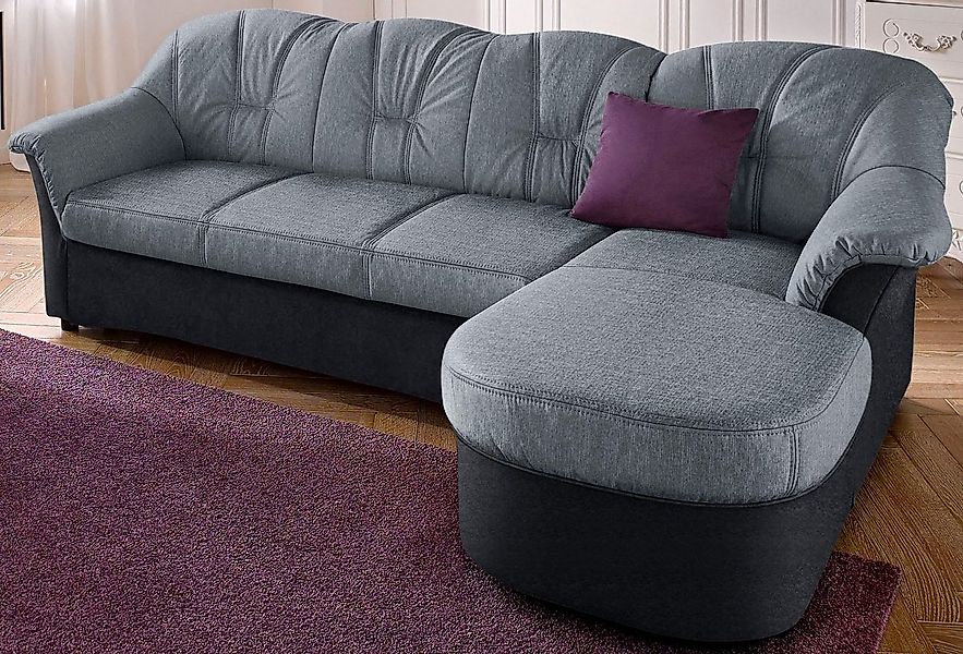 DOMO collection Ecksofa Flores Schlafsofa, B/T/H: 233/142/86 cm, L-Form, wa günstig online kaufen