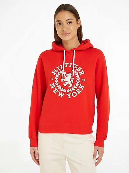Tommy Hilfiger Kapuzensweatshirt REG CREST HOODIE mit gesticktem Logoschrif günstig online kaufen