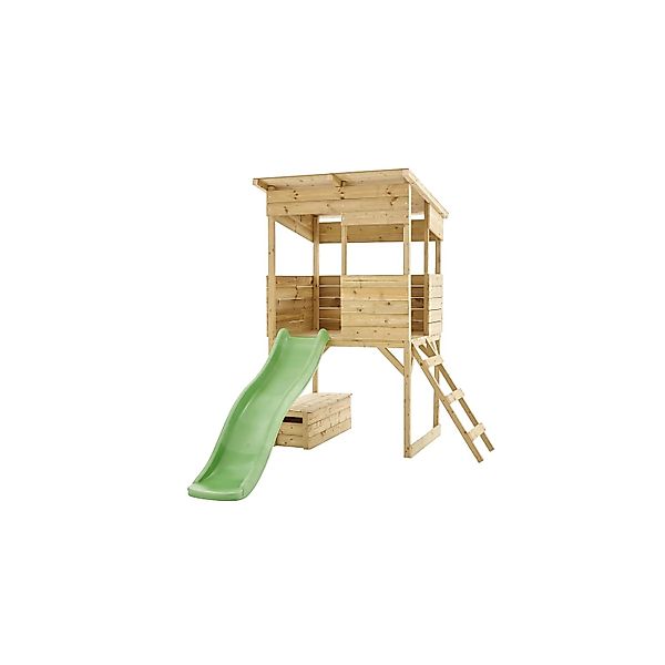 Westmann Holz-Stelzenhaus Wildnis mit Rutsche 241 x 167 x 205 cm Natur FSC® günstig online kaufen