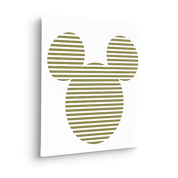 Komar Leinwandbild »Mickey Horizontal Stripes - Größe 40 x 40 cm« Natur 1 S günstig online kaufen