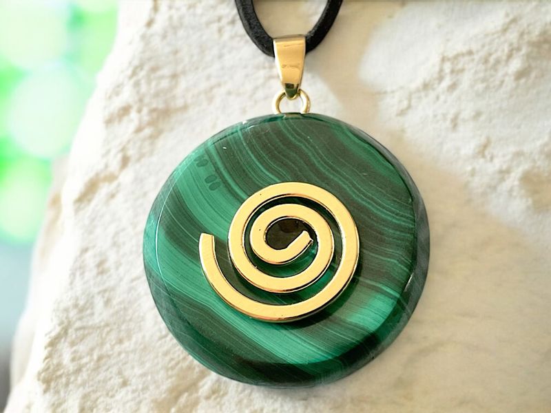 Steinfixx® Lange Kette echter Edelsteindonut 30 günstig online kaufen