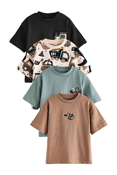 Next T-Shirt Kurzärmelige T-Shirts im 4er-Pack günstig online kaufen