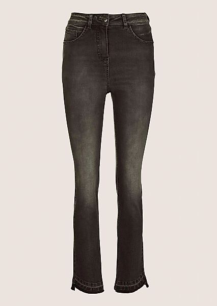 MADELEINE Regular-fit-Jeans "Jeans Five-Pocket-Hose mit schrägem Beinsaum" günstig online kaufen