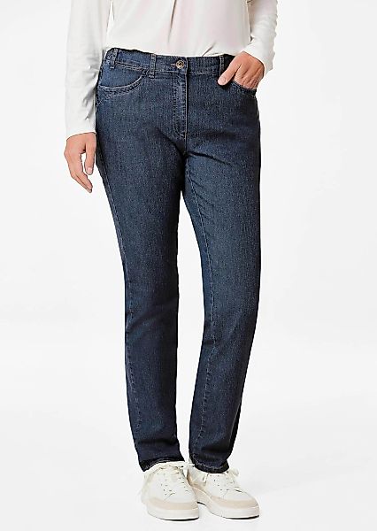 GOLDNER Stretch-Jeans "Kurzgröße Edel geschmückte Jeanshose Carla" günstig online kaufen