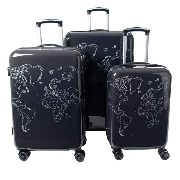 Crosstravel Kofferset Voyage, 4 Rollen, (3 günstig online kaufen