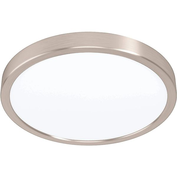 Eglo LED-Aufbauleuchte Zigbee Fueva-Z Rund Weiß Nickel 19,5 W günstig online kaufen