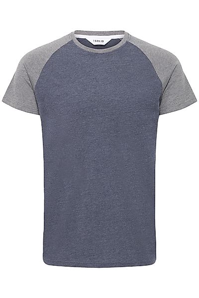 !Solid Rundhalsshirt SDBastian Kurzarmshirt im Baseball-Look günstig online kaufen