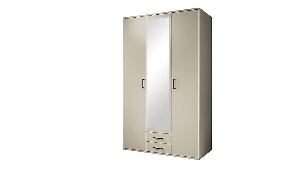 Kleiderschrank 3-türig  Caterton ¦ beige ¦ Maße (cm): B: 120 H: 196 T: 53.5 günstig online kaufen