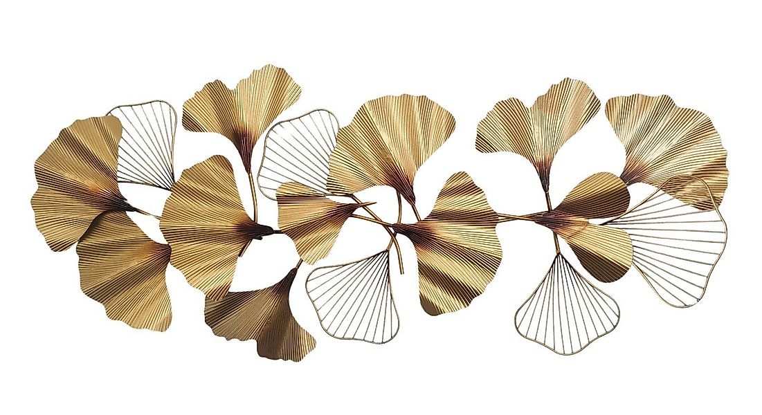 Dekoleidenschaft Metallbild 3D Wandbild "Blätter" oder günstig online kaufen